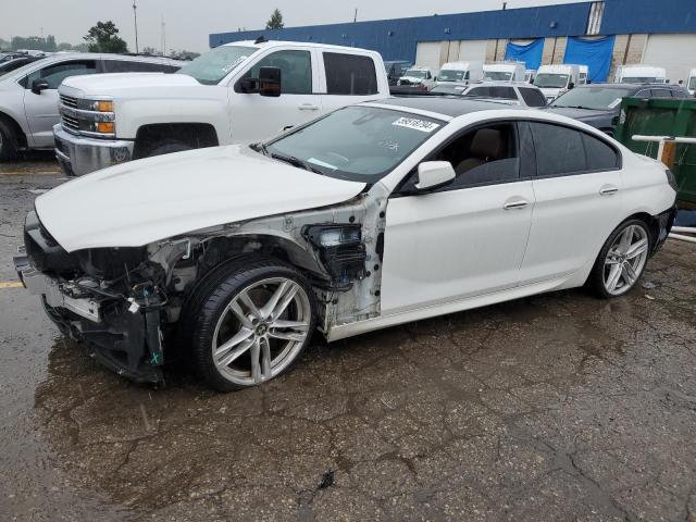 WBA6B2C57FD130069 - 2015 BMW 650 I GRAN COUPE WHITE photo 1