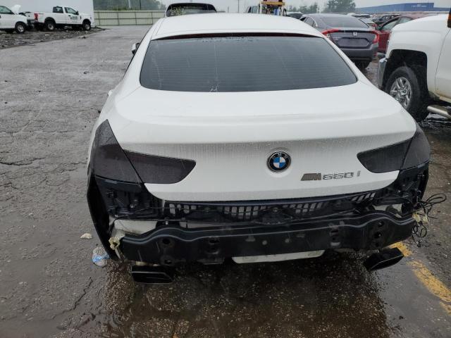 WBA6B2C57FD130069 - 2015 BMW 650 I GRAN COUPE WHITE photo 6