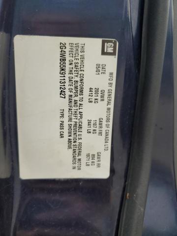 2G4WB55K911312427 - 2001 BUICK REGAL LS 蓝色 照片 13