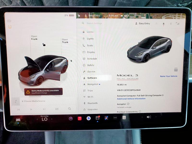 5YJ3E1EC8PF541641 - 2023 TESLA MODEL 3 灰色 照片 9