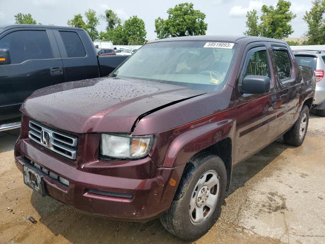 2HJYK16218H502062 - 2008 HONDA RIDGELINE RT MAROON photo 1