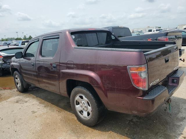 2HJYK16218H502062 - 2008 HONDA RIDGELINE RT MAROON photo 2