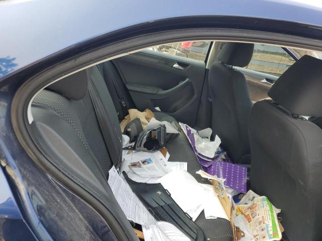 3VW1K7AJ9DM208750 - 2013 VOLKSWAGEN JETTA BASE أزرق صورة 10