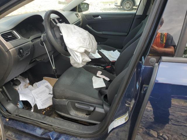 3VW1K7AJ9DM208750 - 2013 VOLKSWAGEN JETTA BASE أزرق صورة 7