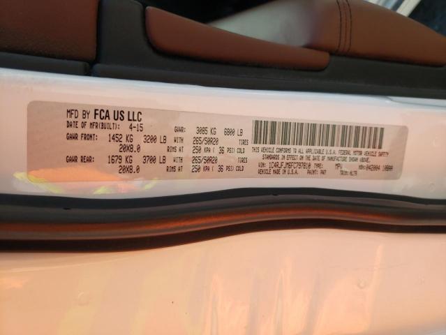 1C4RJFJM6FC797810 - 2015 JEEP GRAND CHER SUMMIT Ağ foto 13