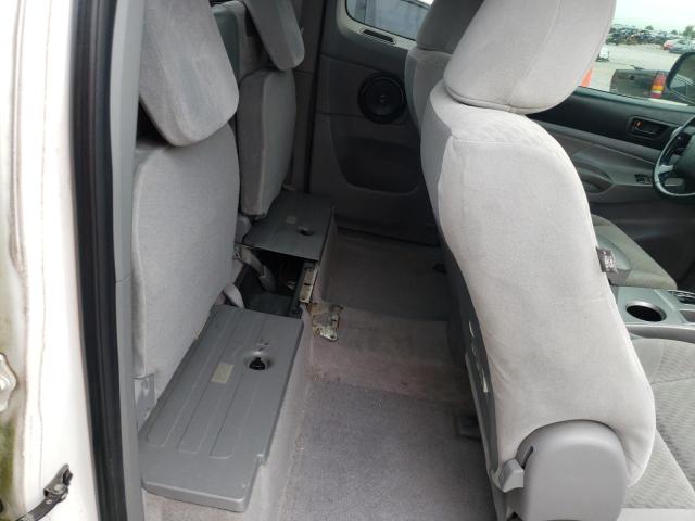 5TETX4CN7AZ739908 - 2010 TOYOTA TACOMA ACCESS CAB თეთრი ფოტო 10