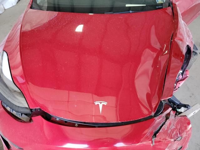 5YJ3E1EA5NF371041 - 2022 TESLA MODEL 3 RED photo 11