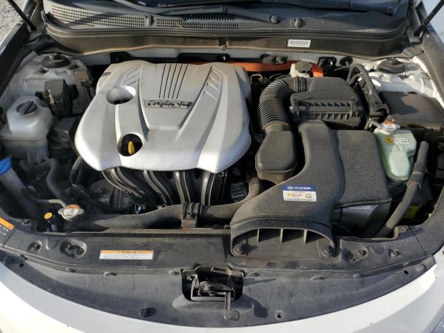 KMHEC4A42DA068740 - 2013 HYUNDAI SONATA HYBRID WHITE photo 11