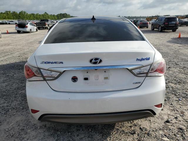 KMHEC4A42DA068740 - 2013 HYUNDAI SONATA HYBRID WHITE photo 6