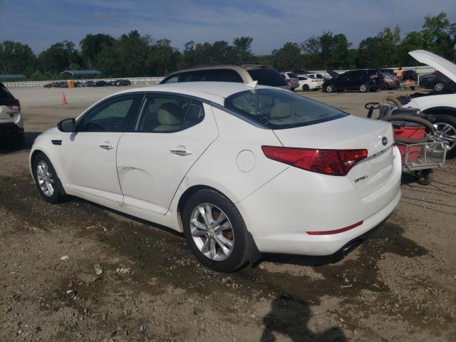 5XXGN4A71CG073139 - 2012 KIA OPTIMA EX WHITE photo 2