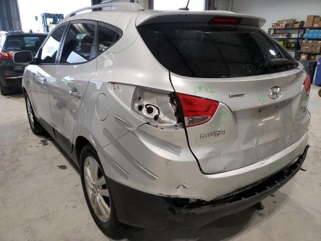 KM8JU3AC4AU101339 - 2010 HYUNDAI TUCSON GLS SILVER photo 3