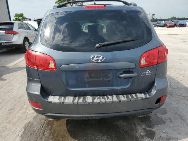 5NMSG13D27H014193 - 2007 HYUNDAI SANTA FE GLS BLUE photo 6