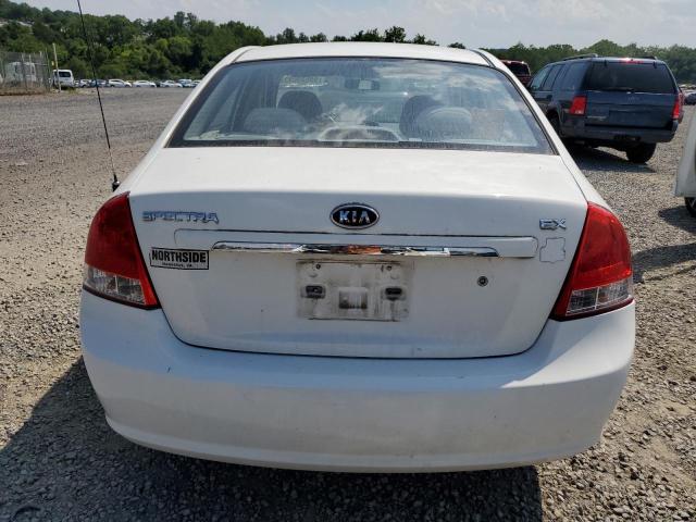 KNAFE222295665940 - 2009 KIA SPECTRA EX WHITE photo 6