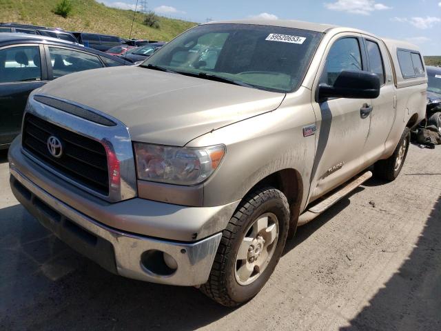 5TFBV54198X072988 - 2008 TOYOTA TUNDRA DOUBLE CAB BEIGE photo 1