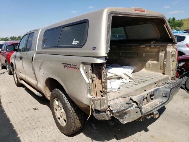 5TFBV54198X072988 - 2008 TOYOTA TUNDRA DOUBLE CAB BEIGE photo 2