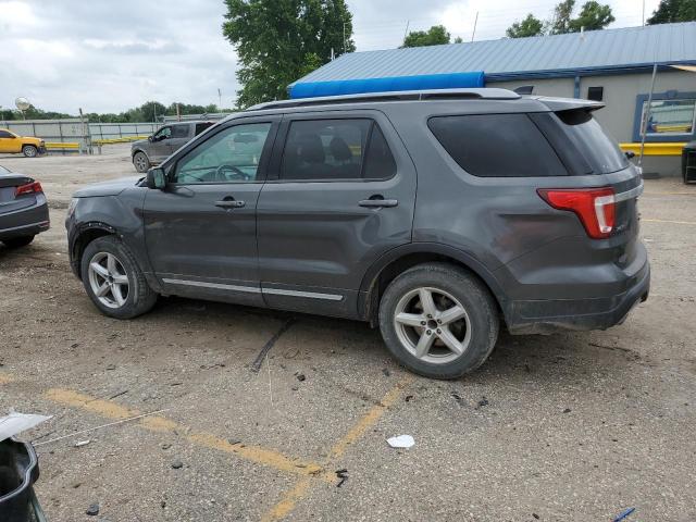 1FM5K7D80JGA35621 - 2018 FORD EXPLORER XLT فحمي صورة 2