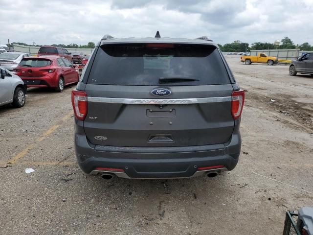 1FM5K7D80JGA35621 - 2018 FORD EXPLORER XLT فحمي صورة 6