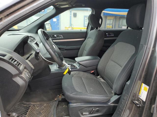 1FM5K7D80JGA35621 - 2018 FORD EXPLORER XLT فحمي صورة 7