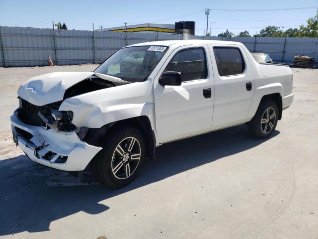 5FPYK1F77CB001229 - 2012 HONDA RIDGELINE SPORT WHITE photo 1