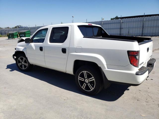 5FPYK1F77CB001229 - 2012 HONDA RIDGELINE SPORT WHITE photo 2