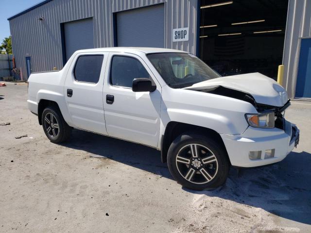 5FPYK1F77CB001229 - 2012 HONDA RIDGELINE SPORT WHITE photo 4