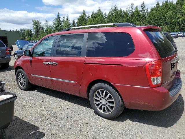 KNDMH4C7XC6427617 - 2012 KIA SEDONA EX RED photo 2