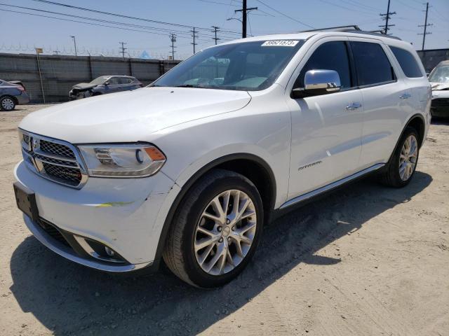 1C4SDJET6FC708184 - 2015 DODGE DURANGO CITADEL WHITE photo 1