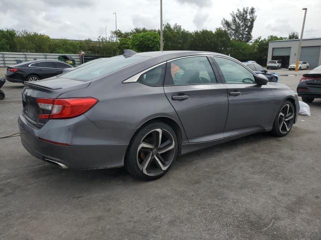 1HGCV1F36JA206278 - 2018 HONDA ACCORD SPORT رمادي صورة 3