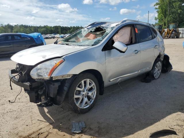 JN8AS5MV2DW614654 - 2013 NISSAN ROGUE S SILVER photo 1