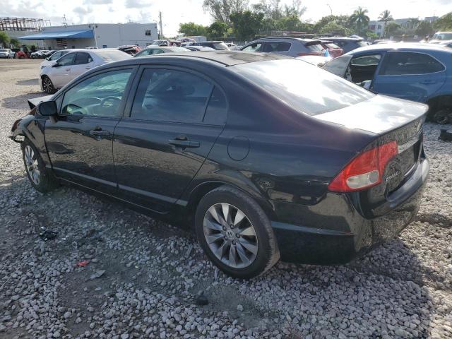 2HGFA16939H353216 - 2009 HONDA CIVIC EXL BLACK photo 2