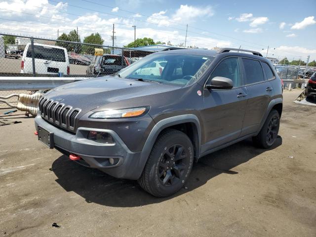 1C4PJMBS9FW510354 - 2015 JEEP CHEROKEE TRAILHAWK CHARCOAL photo 1