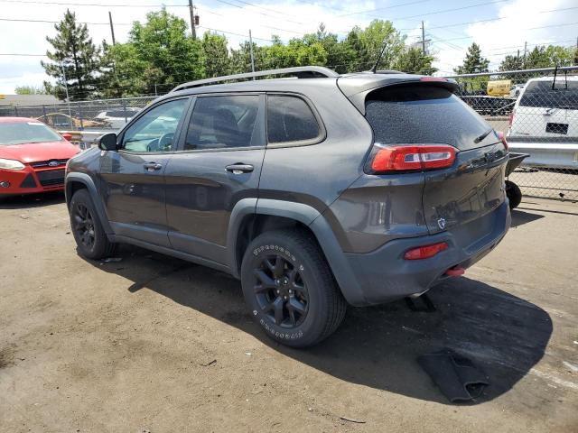 1C4PJMBS9FW510354 - 2015 JEEP CHEROKEE TRAILHAWK CHARCOAL photo 2