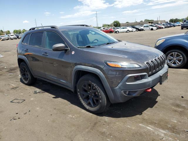 1C4PJMBS9FW510354 - 2015 JEEP CHEROKEE TRAILHAWK CHARCOAL photo 4