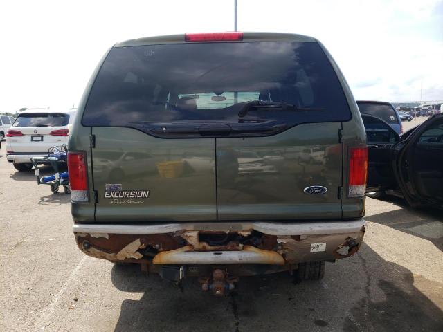 1FMSU45P05EA49635 - 2005 FORD EXCURSION EDDIE BAUER GREEN photo 6