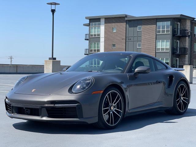 WP0AD2A98MS258844 - 2021 PORSCHE 911 TURBO GRAY photo 2