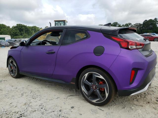 KMHTH6AB6KU015747 - 2019 HYUNDAI VELOSTER TURBO PURPLE photo 2