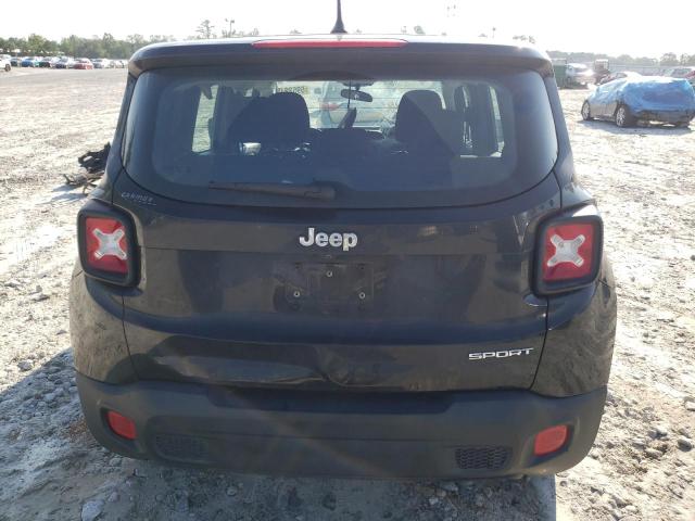 ZACCJAABXHPF38484 - 2017 JEEP RENEGADE SPORT BLACK photo 6