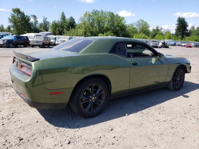 2C3CDZGG8LH135367 - 2020 DODGE CHALLENGER SXT GREEN photo 3