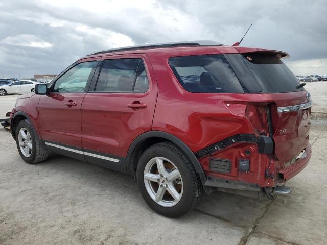 1FM5K7DH1KGA59668 - 2019 FORD EXPLORER XLT RED photo 2