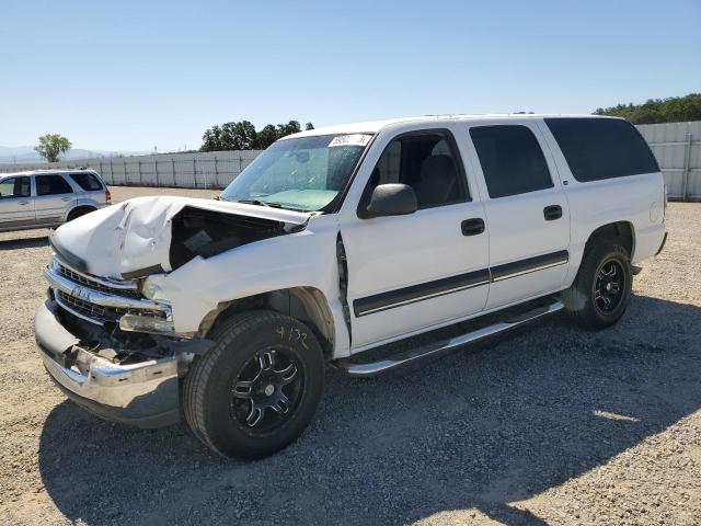 1GNEC16TX2J100258 - 2002 CHEVROLET SUBURBAN C1500 WHITE photo 1