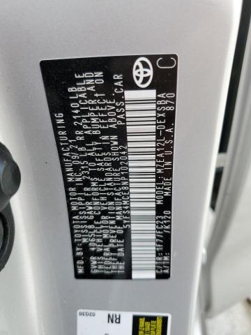 5YFS4MCE8NP102042 - 2022 TOYOTA COROLLA SE Plata foto 12