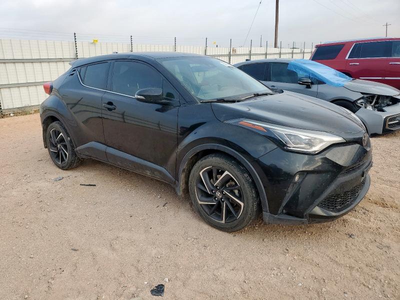 JTNKHMBX8M1115699 - 2021 TOYOTA C-HR XLE შავი ფოტო 4