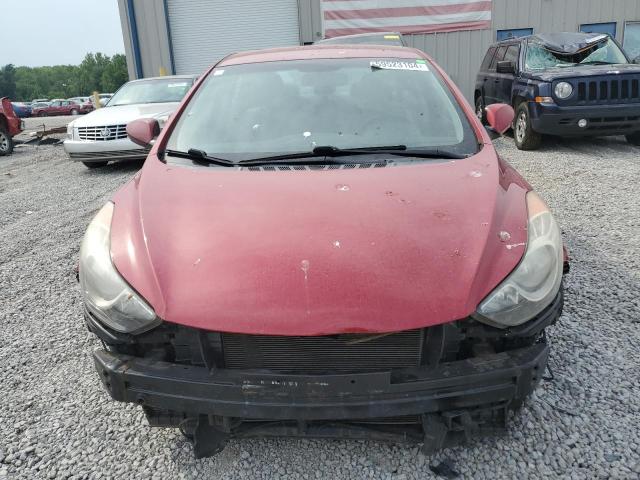 KMHDH4AE0DU948243 - 2013 HYUNDAI ELANTRA GLS RED photo 5