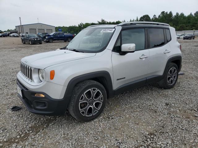 ZACCJADB0HPF20796 - 2017 JEEP RENEGADE LIMITED SILVER photo 1