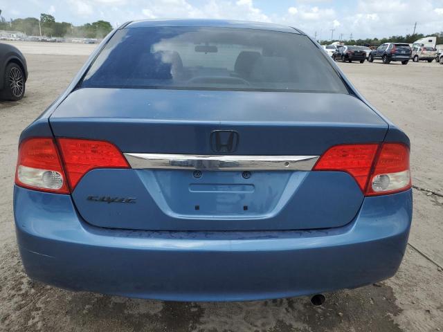 19XFA1F51BE013186 - 2011 HONDA CIVIC LX BLUE photo 6