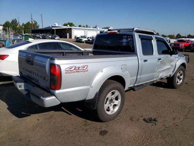 1N6MD29YX2C323738 - 2002 NISSAN FRONTIER CREW CAB SC SILVER photo 3