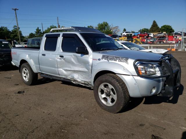 1N6MD29YX2C323738 - 2002 NISSAN FRONTIER CREW CAB SC SILVER photo 4