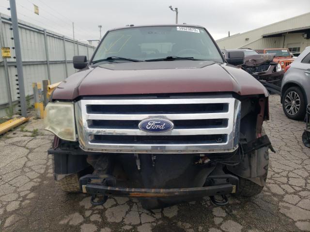 1FMJK1J54AEB52054 - 2010 FORD EXPEDITION EL EDDIE BAUER BURGUNDY photo 5