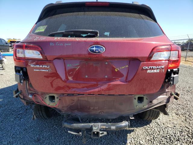 4S4BSANC6H3248996 - 2017 SUBARU OUTBACK 2.5I LIMITED RED photo 6