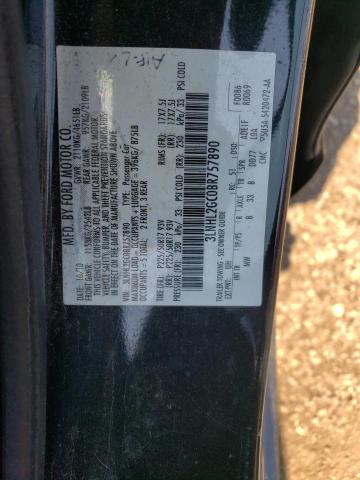 3LNHL2GC0BR757890 - 2011 LINCOLN MKZ BLACK photo 12